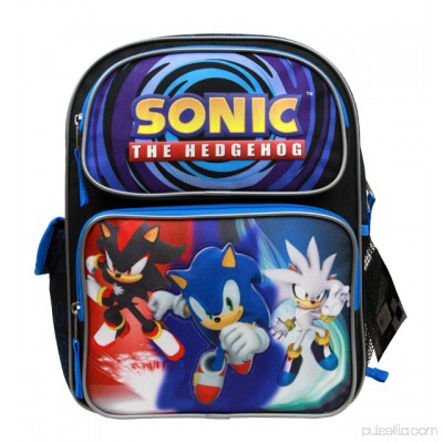 Medium Backpack - Sonic the Hedgehog - w/Silver+Shadow 14 School Bag 85785